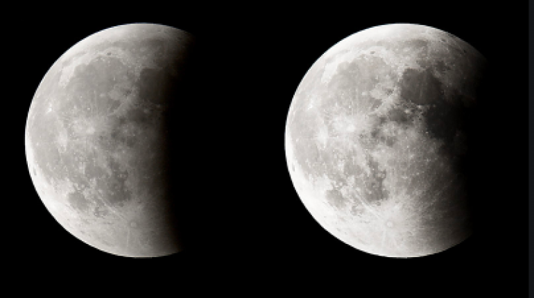 Eclipse lunar y la superluna esta madrugada